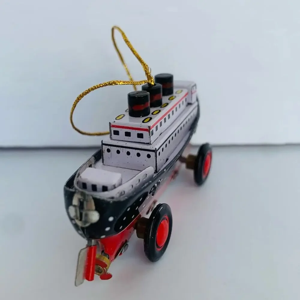 1998 Schylling Tin Ship Ornament